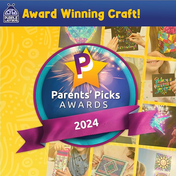 Purple Ladybug 1900+ Puffy Sticker Collection for Kids 4-8 - 80 Unique Reusable Sheets, Creative 3D Designs - Reward Stickers, Arts & Crafts Set, Travel Activities, Road Trip Essentials & Toys