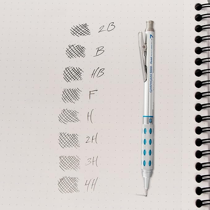 Pentel Super Hi-Polymer Lead Refill 0.7 mm Medium, HB, 30 Pieces of Lead (C27BPHB-K6) (Pack of 2)
