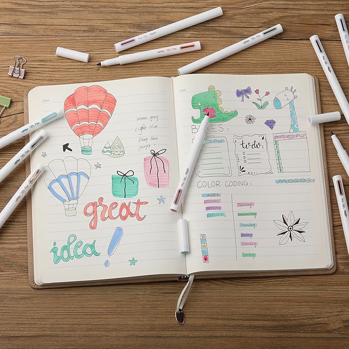 Mr. Pen- Aesthetic Highlighters, 12 Pack, Chisel Tip, Muted Pastel Colors, Cute Highlighters Assorted Colors