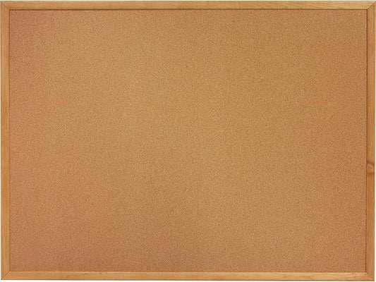 Lorell Oak Wood Frame Cork Board