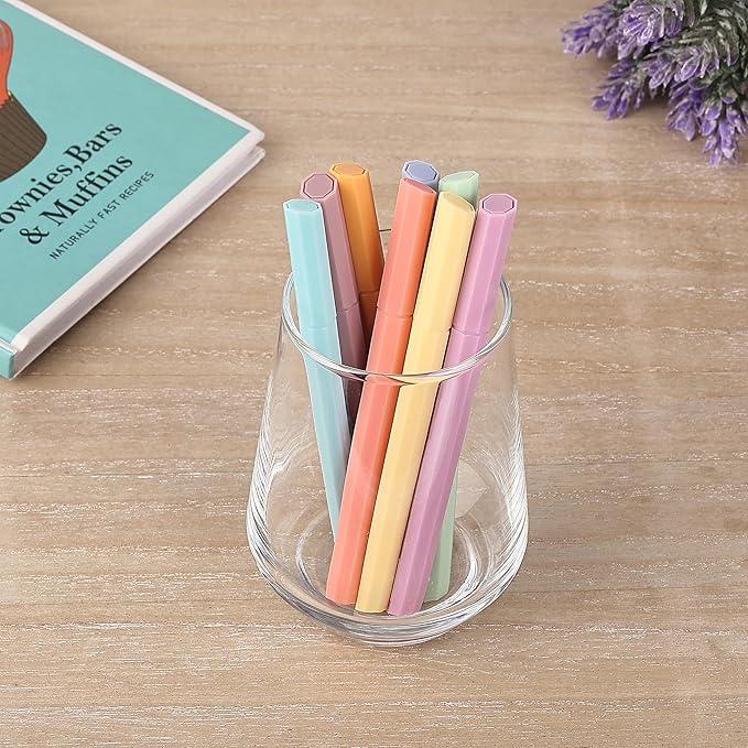 Mr. Pen- Aesthetic Highlighters, 8 pcs, Chisel Tip, Assorted Colors, Bible Highlighters No Bleed