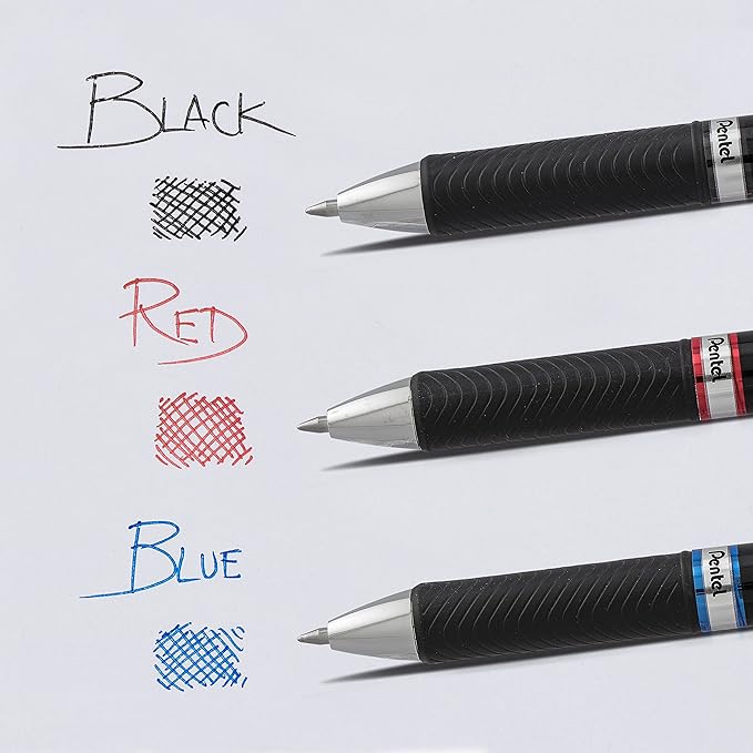 Pentel EnerGel Pro Permanent Gel Ink Pen, 2 Pack
