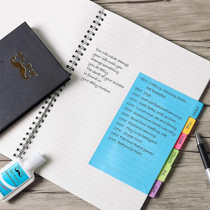 Mr. Pen- Sticky Notes Set, 410 Pack, School Supplies, Office Supplies, Planner Sticky Note Dividers Tabs, Book Notes