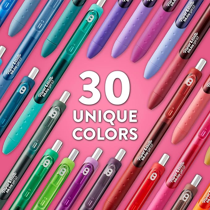 Paper Mate InkJoy Gel Pens Tropical Vacation Colors Medium (0.7mm) Point Retractable 4 Count