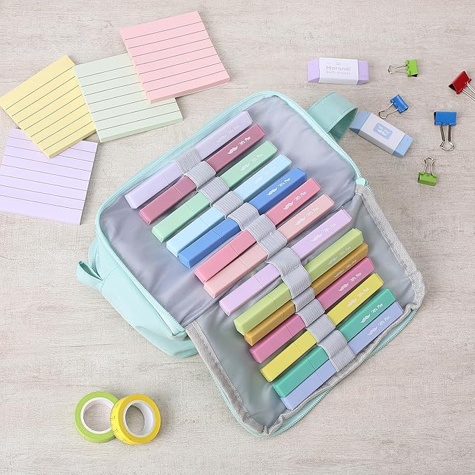 Mr. Pen- Aesthetic Highlighters, 48 Pack, Chisel Tip, Pastel Colors, Bulk Cute Highlighters Assorted Colors
