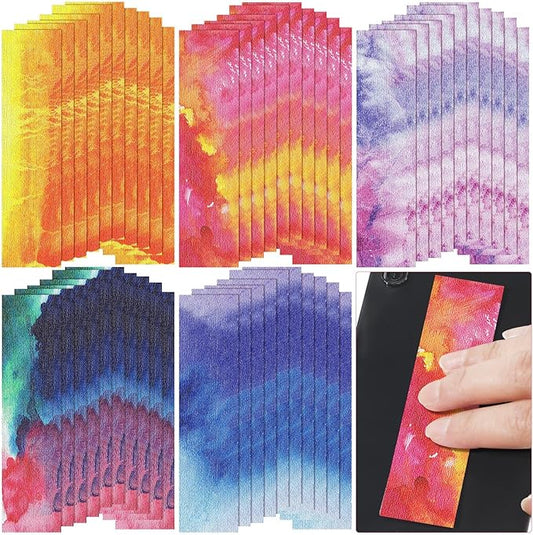 Crtiin 80 Pcs Anxiety Sensory Stickers with Inspirational Quotes Calm Textured Relief Mental Health Stickers Office Adhesive Sensory Tape Anti Stress for Adults(Trendy)