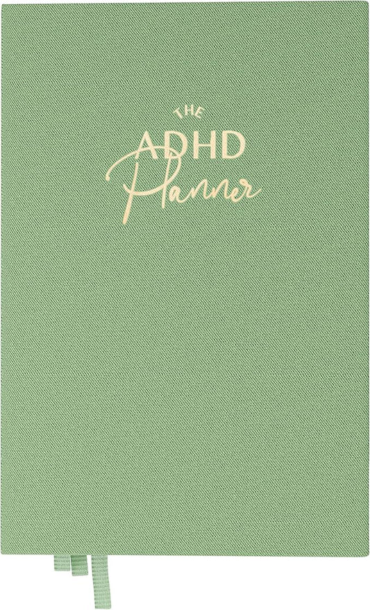 The ADHD Planner for Adults - Undated Daily & Weekly ADHD Journal for Disorganized People, 90 Days - Habit Tracker, Record Emotions & Mood - Academic Goals - Structure & Focus for Adults Brains