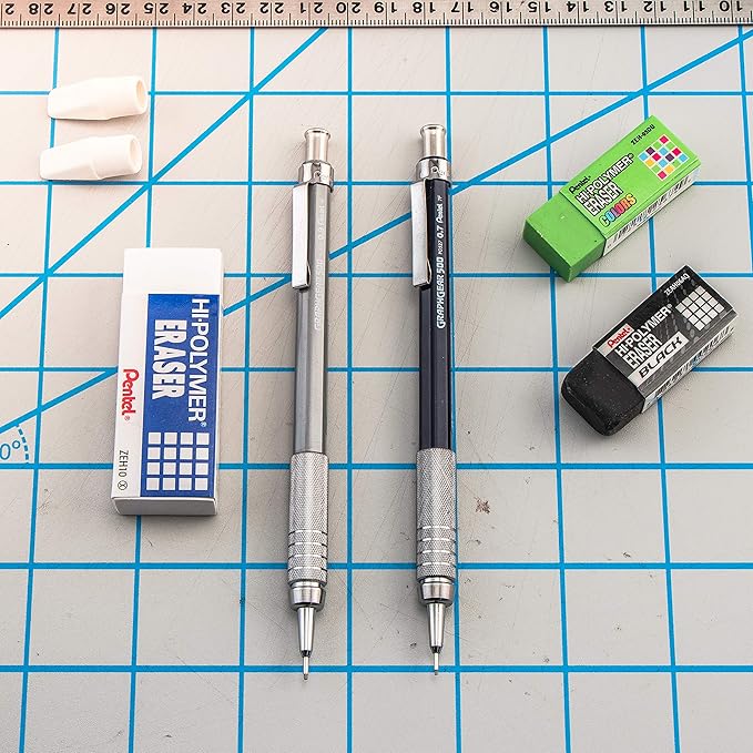 Pentel Graph Gear 500 Automatic Drafting Pencil, 0.5mm, Black Barrel, 1 Pack (PG525BP)